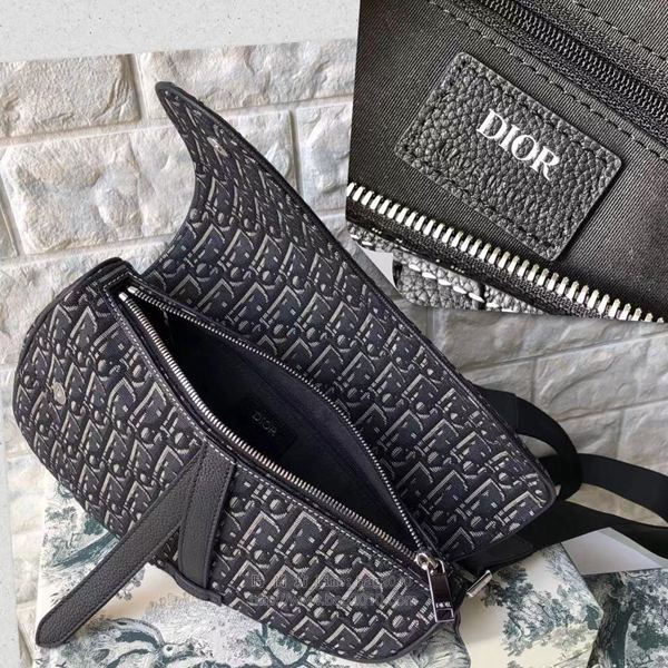 Dior包 迪奧馬鞍包 D1or 2019 Pre-Fall早春新款 Dior印花布料斜挎包  Dyd1254